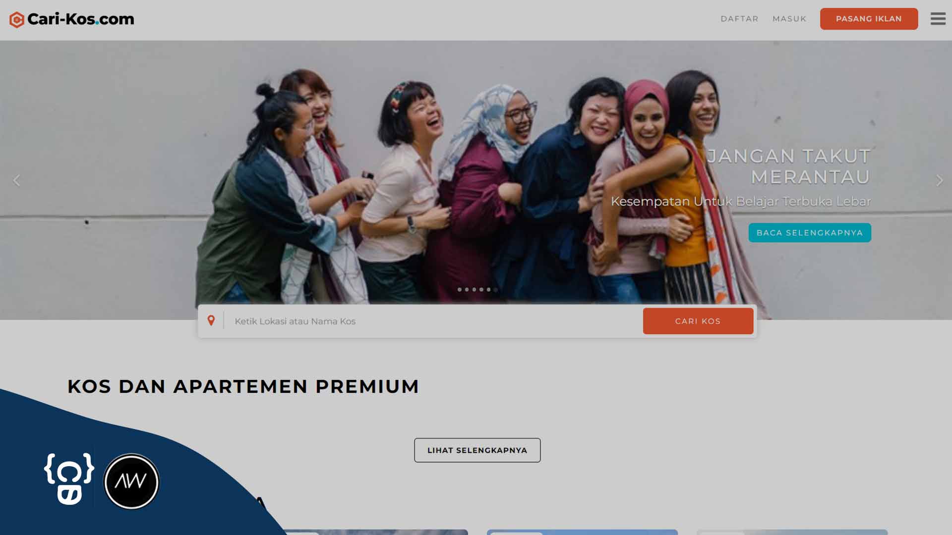 Pengembangan Website Cari-Kos.com