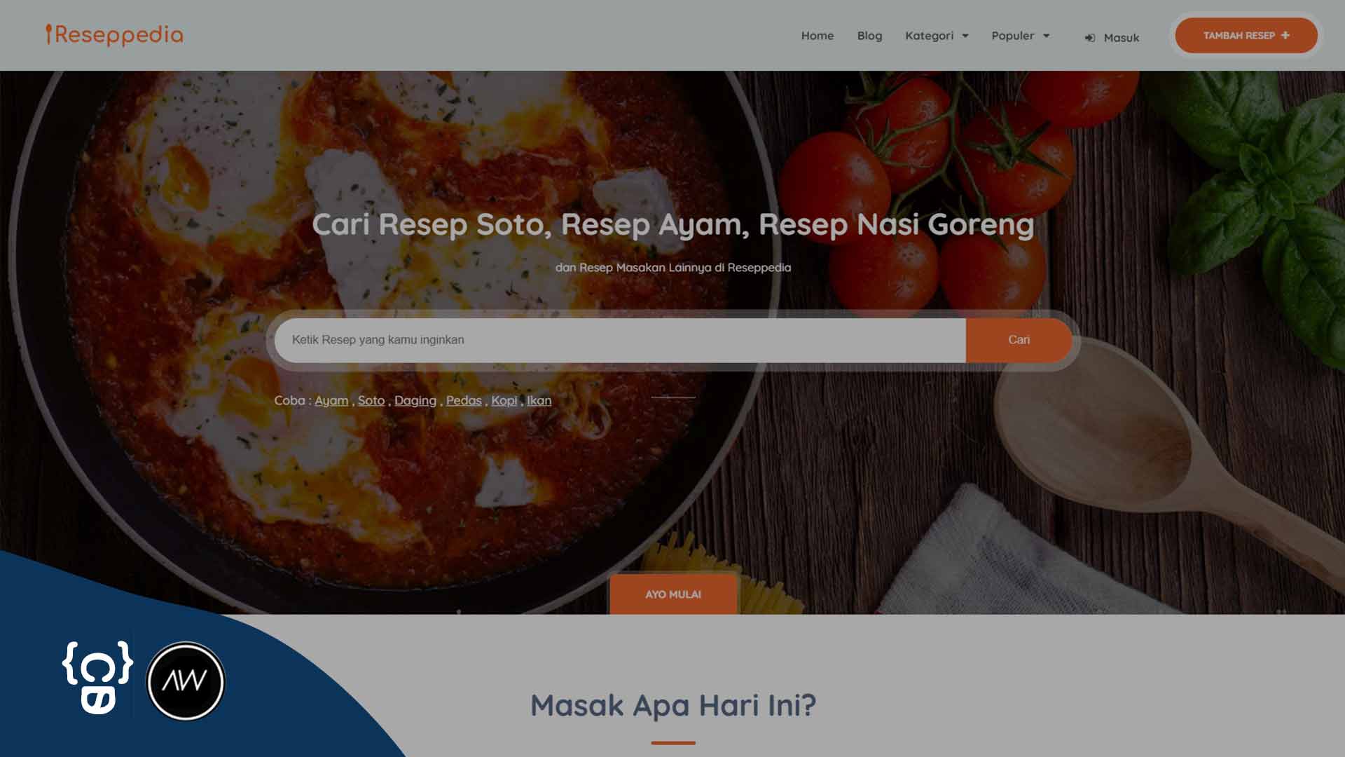 Pengembangan Website Reseppedia