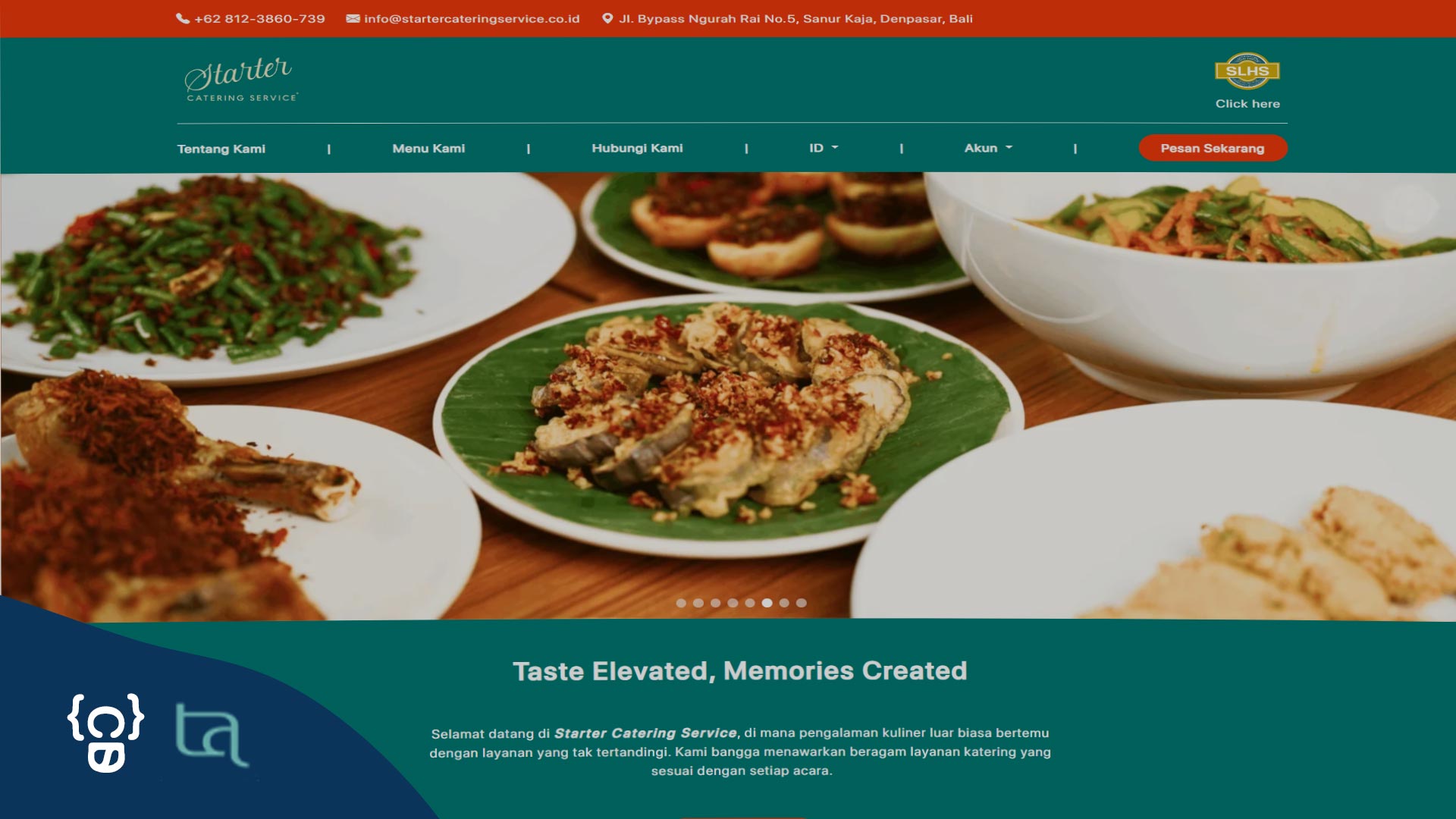 Startercateringservice.co.id Website Development