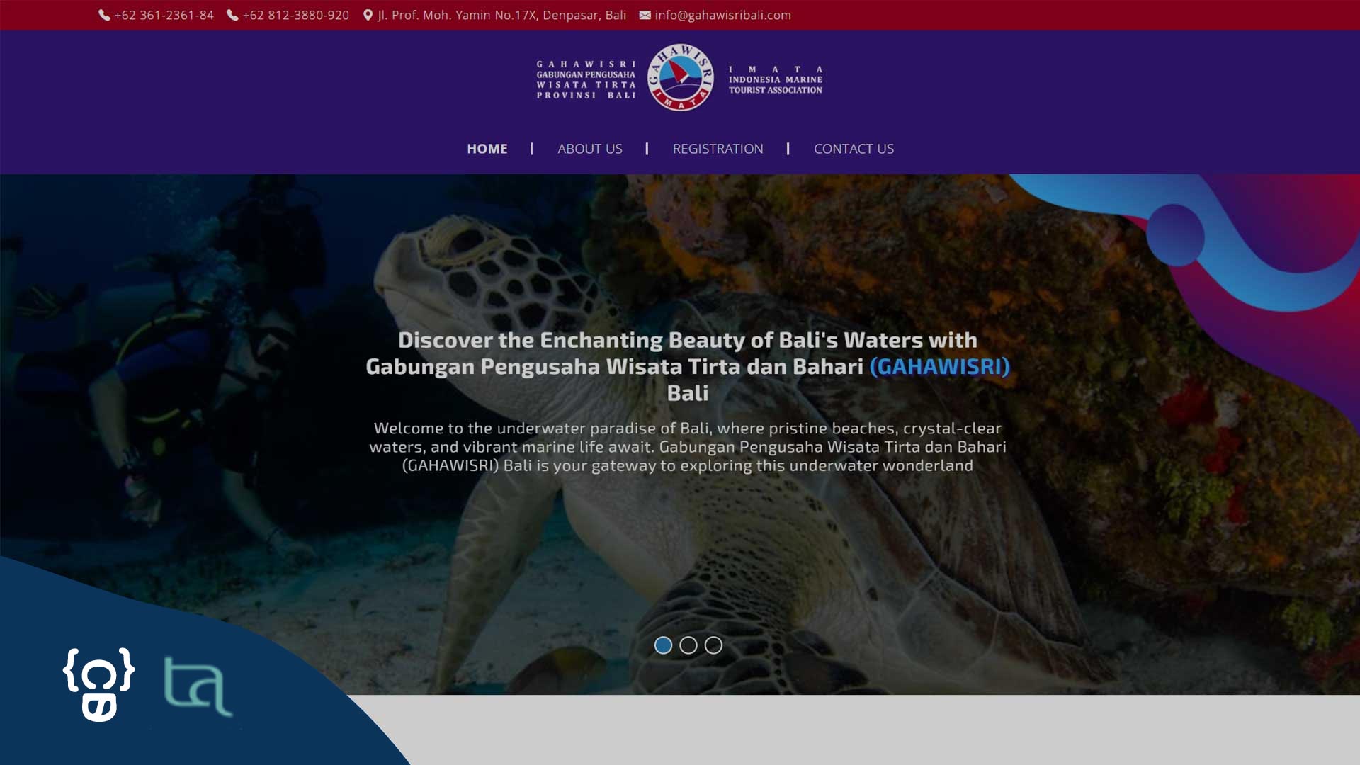 Pengembangan Website Gahawisribali.com