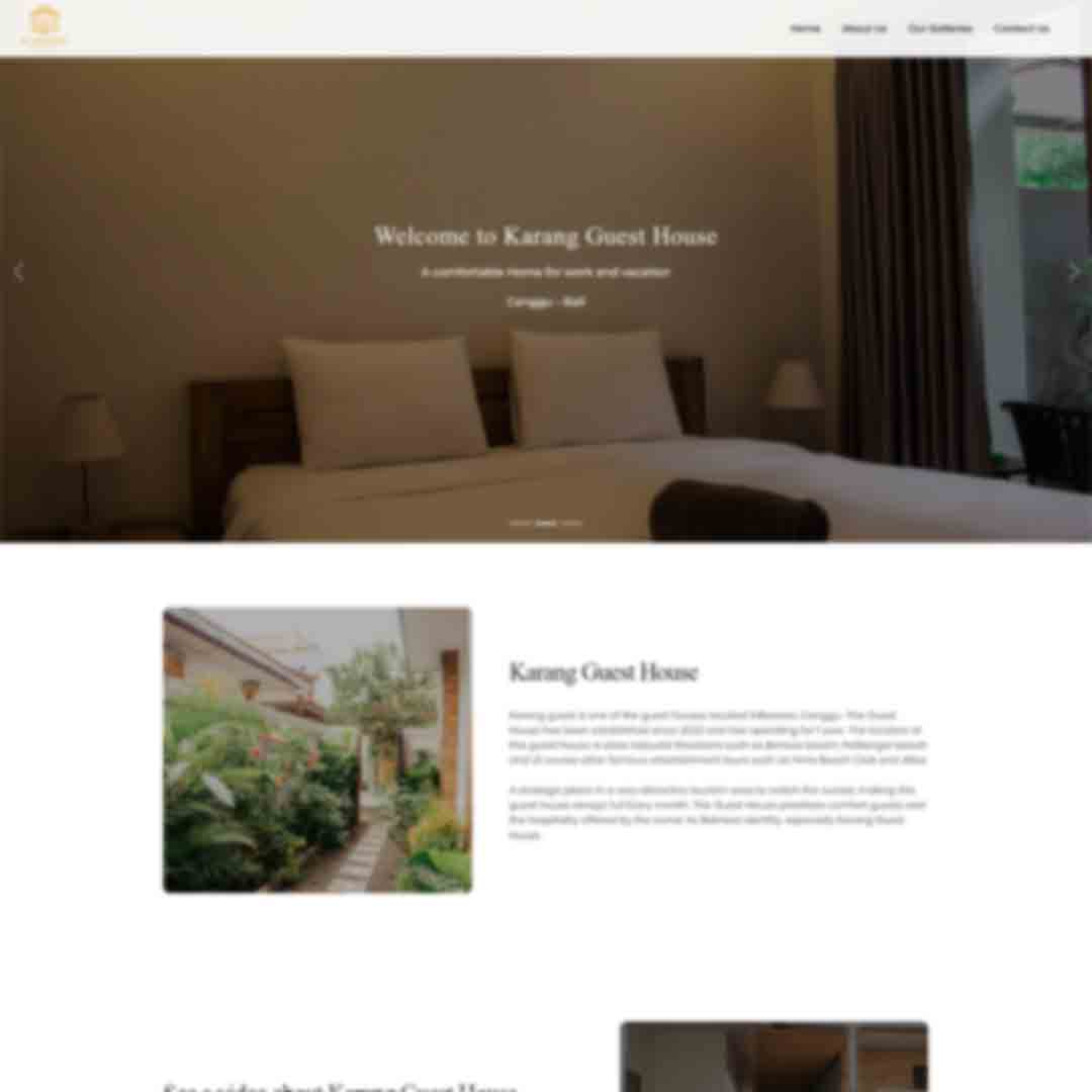 Portfolio Karang Guest House